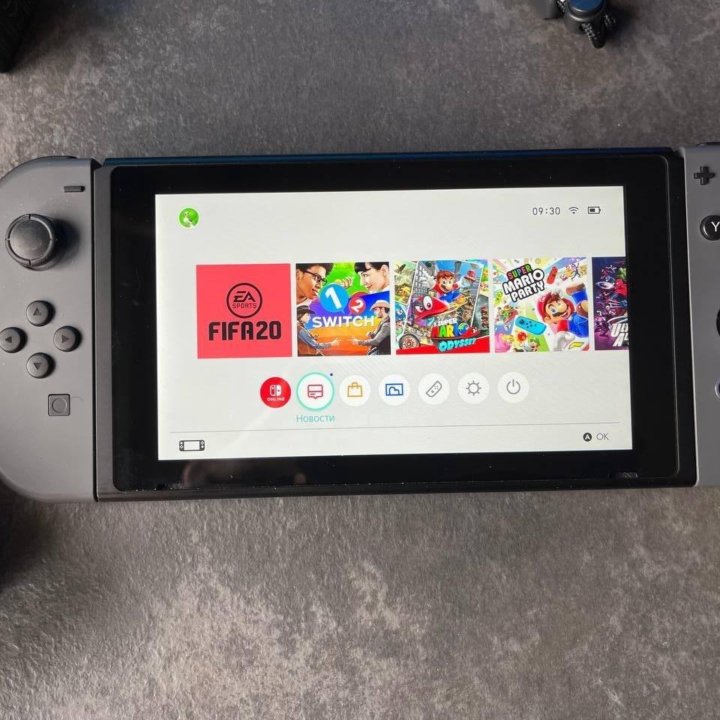 Nintendo switch rev.2 Grey и 200 игр