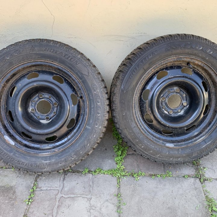 Два колеса мицу лансер 9, зима goodyear 195/60/15