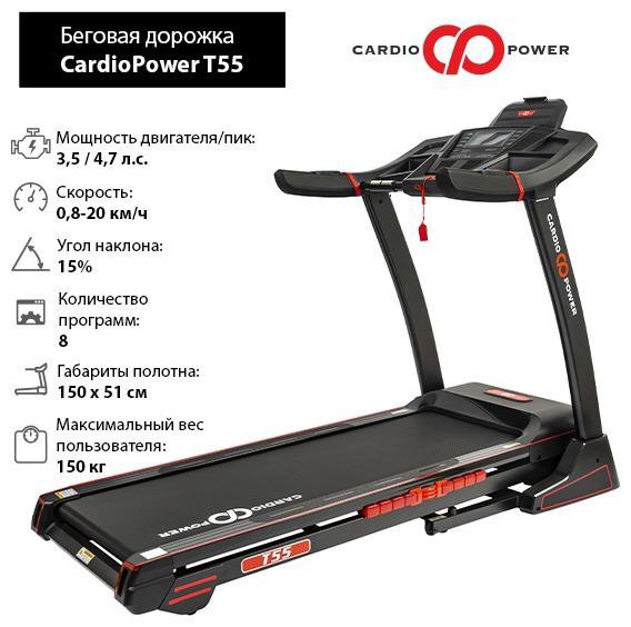 Беговая дорожка CardioPower T55 (торг)