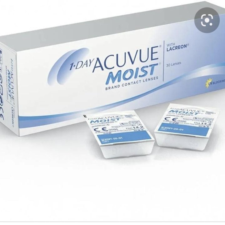 ACUVUE Контактные линзы 1-DAY MОIST., 30 шт