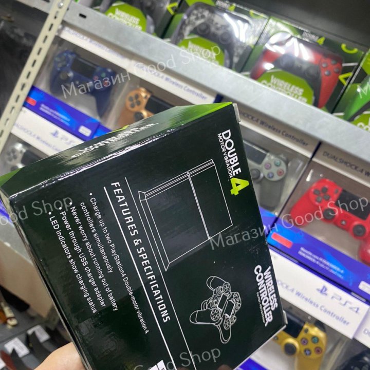 Геймпад PS4 в корпусе PS5