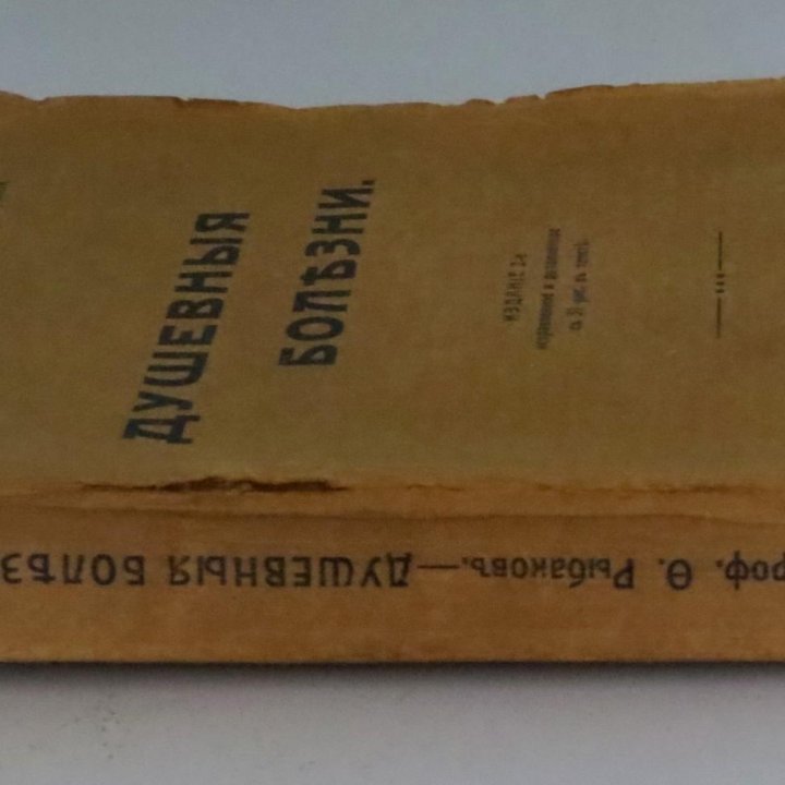 Рыбаков Ф.Е., Душевные болезни. 1917 г.