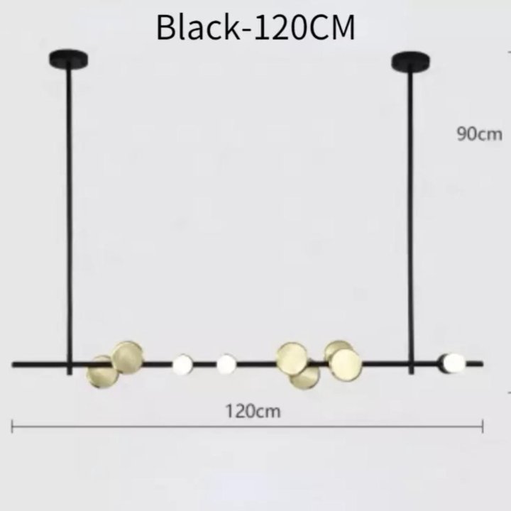 Светодиодная люстра 120 см