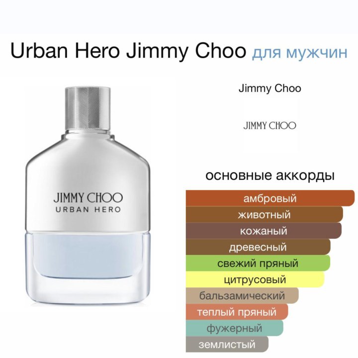 Мужские духи Urban Hero Jimmy Choo 100 мл