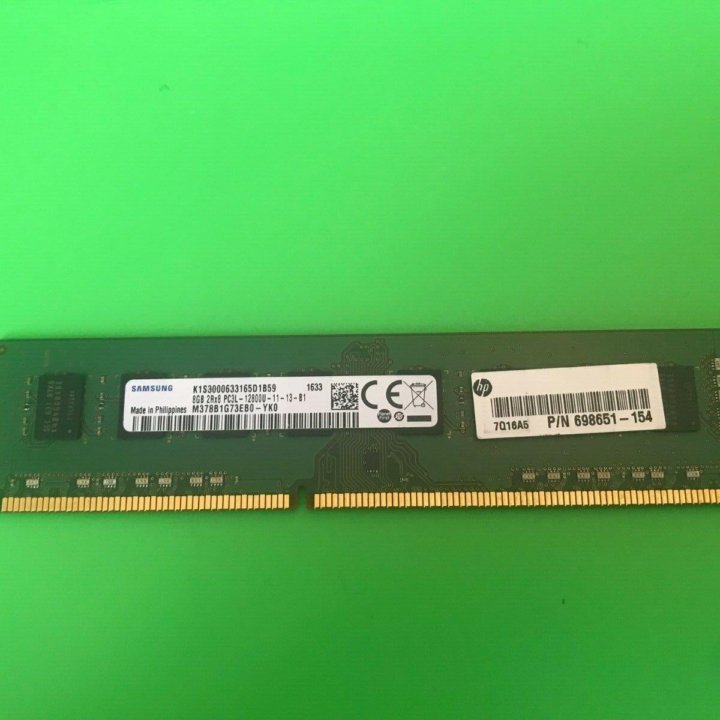 Samsung DDR3 8GB 1600 Mhz ддр3 8гб ддр3 PC3L 1.35V