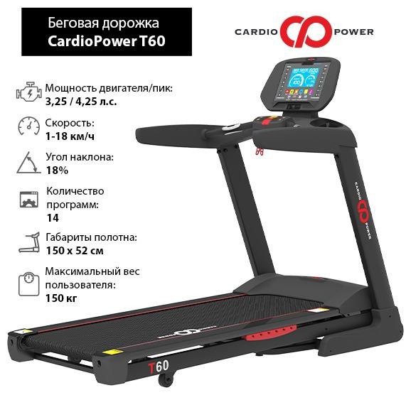 Беговая дорожка CardioPower T60 (торг)