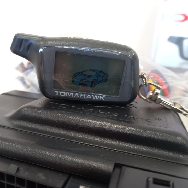 Новая Сигнализация tamohawk x5 с автозапуском