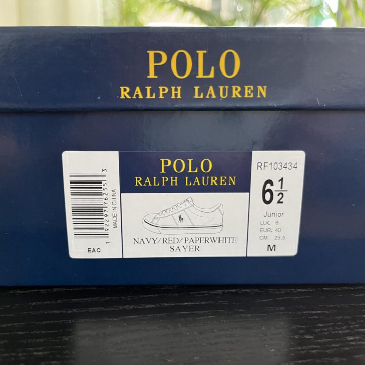 Polo Ralph Lauren кеды оригинал