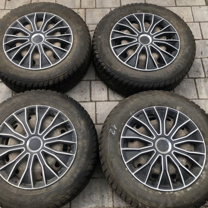 Зима Kumho 195/65 R15 + Диски Ford Focus 2 и 3