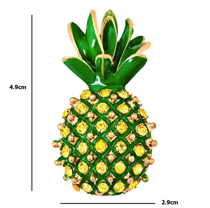Брошь - Кулон АНАНАС. НОВАЯ.