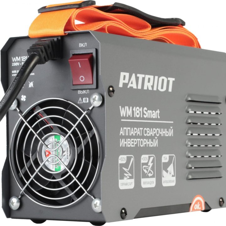 Сварочный инвертор Patriot WM 181 Smart