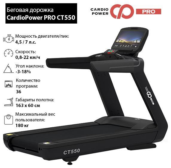 Беговая дорожка CardioPower PRO CT550 (торг)