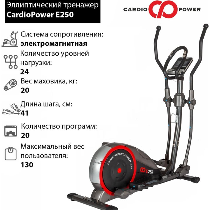 Эллиптический тренажер CardioPower E250 (торг)