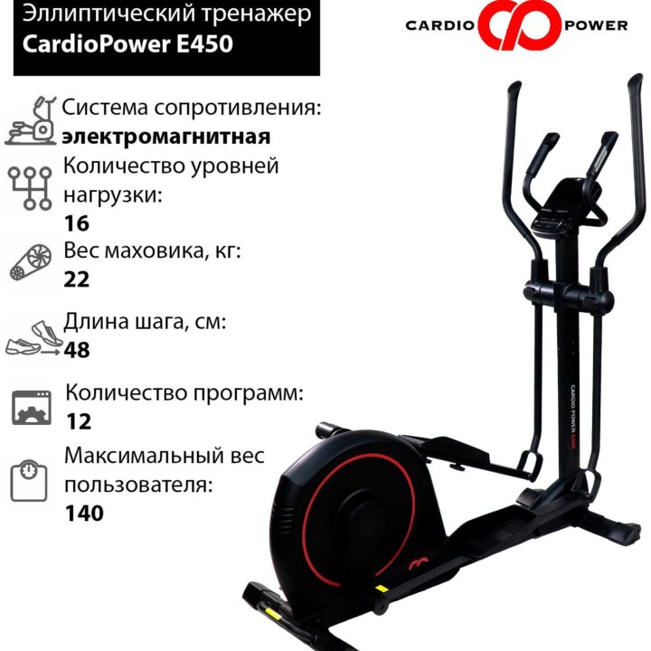 Эллиптический тренажер CardioPower E450 (торг)