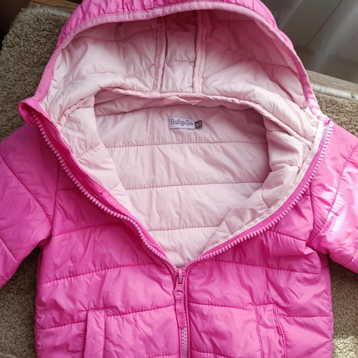 Куртка розовая 92 размер