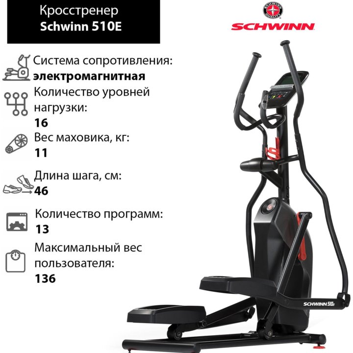 Эллиптический тренажер Schwinn 510E (торг)