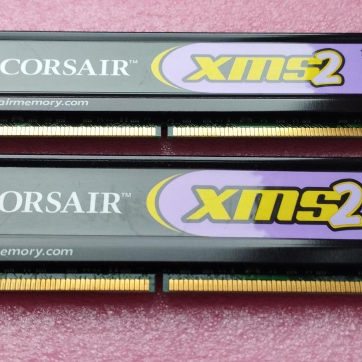 Модули памяти 1gbХ2шт DDR2 Corsair CM2X1024-6400C4