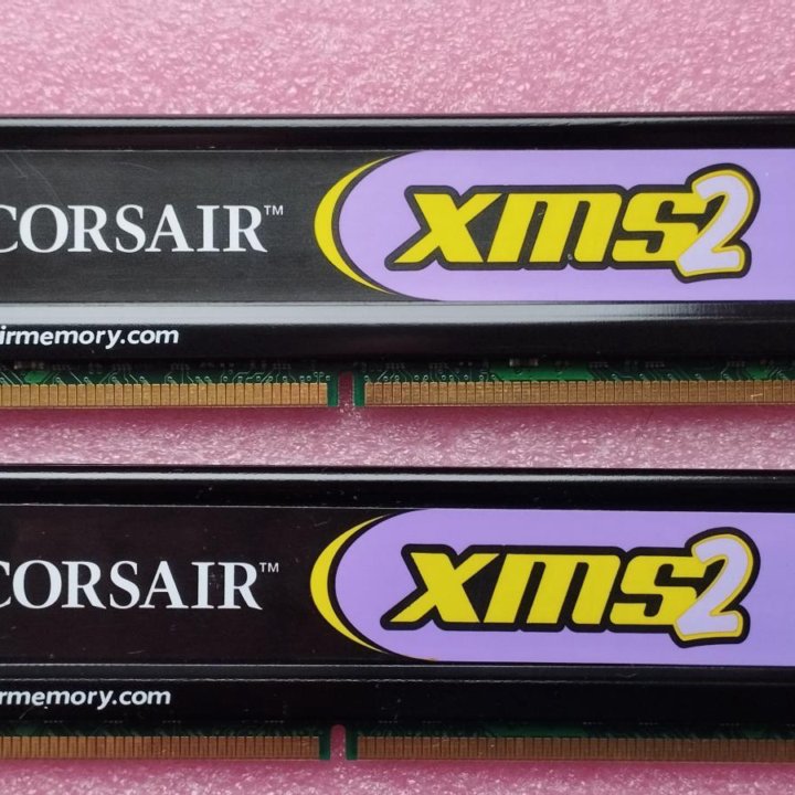 Модули памяти 1gbХ2шт DDR2 Corsair CM2X1024-6400C4