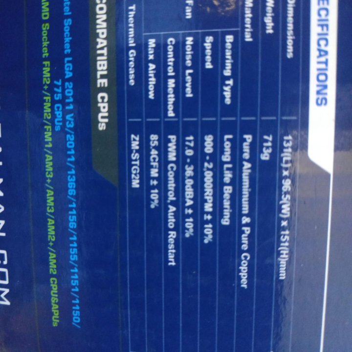 кулер ZALMAN CNPS10X Performa