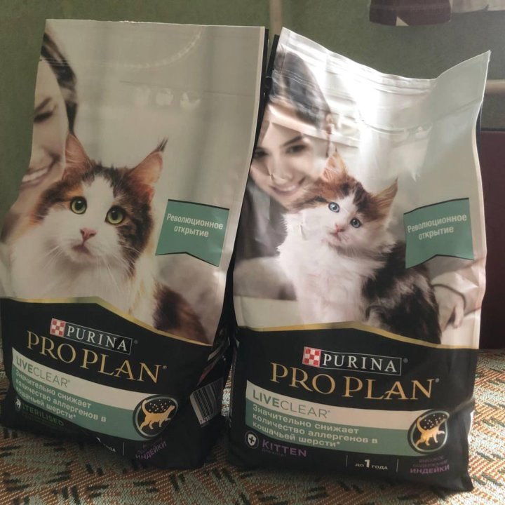 Сухой корм Purina Pro Plan Liveclear, 1.4кг