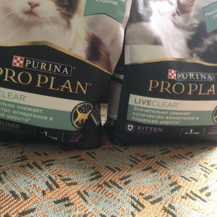 Сухой корм Purina Pro Plan Liveclear, 1.4кг