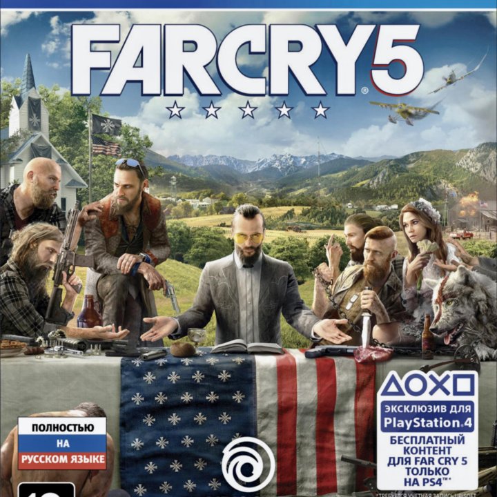 Игра PS4 Far Cry 5, полностью на Русском, в плёнке