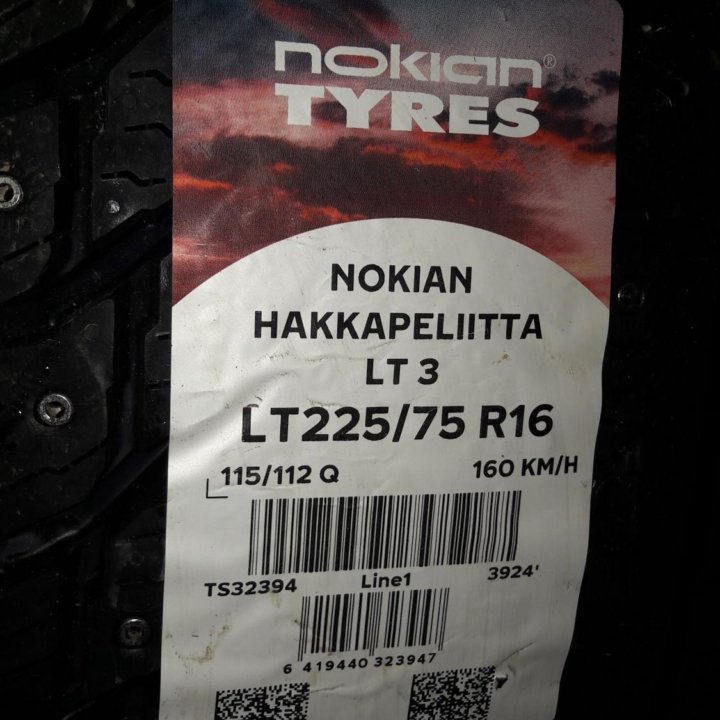 NOKIAN HAKKAPELIITTA LT3 LT225/75 R16