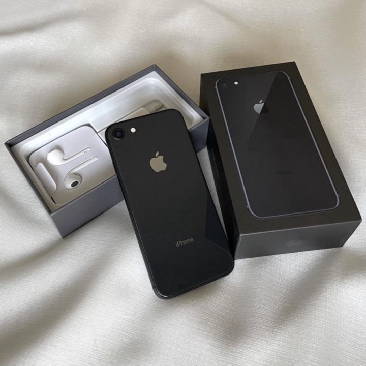 iPhone 8 black 64 gb новый 