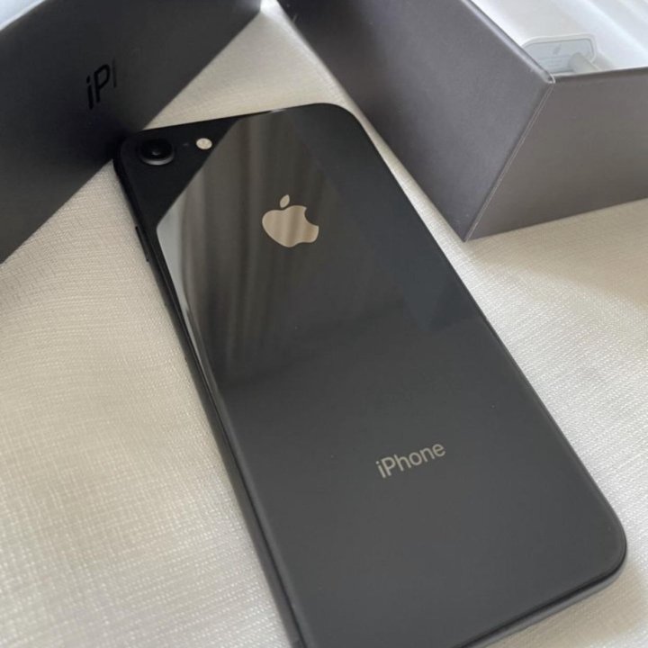 iPhone 8 black 64 gb новый 