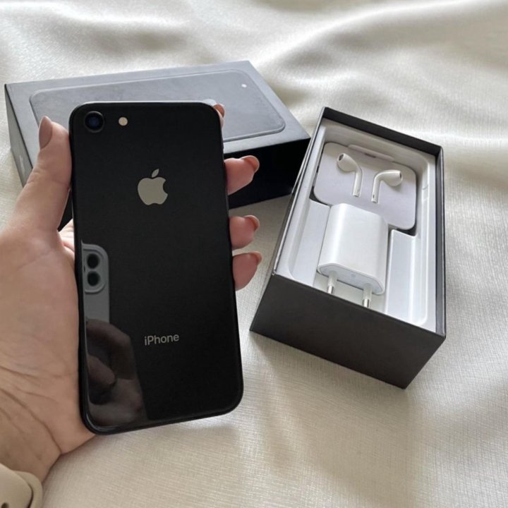 iPhone 8 black 64 gb новый 