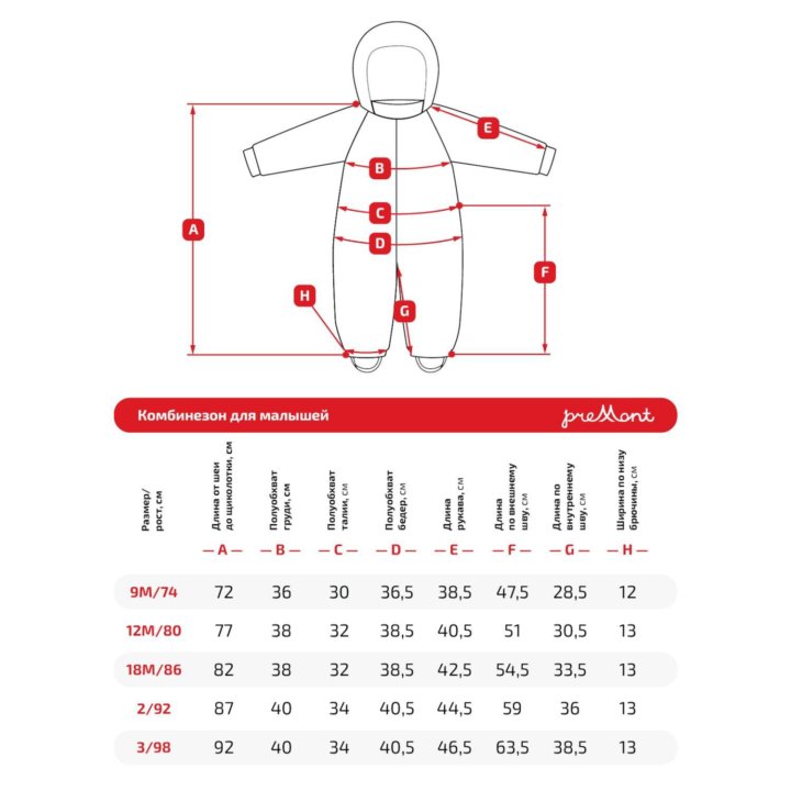 Комбинезон р. 98+6 premont новый