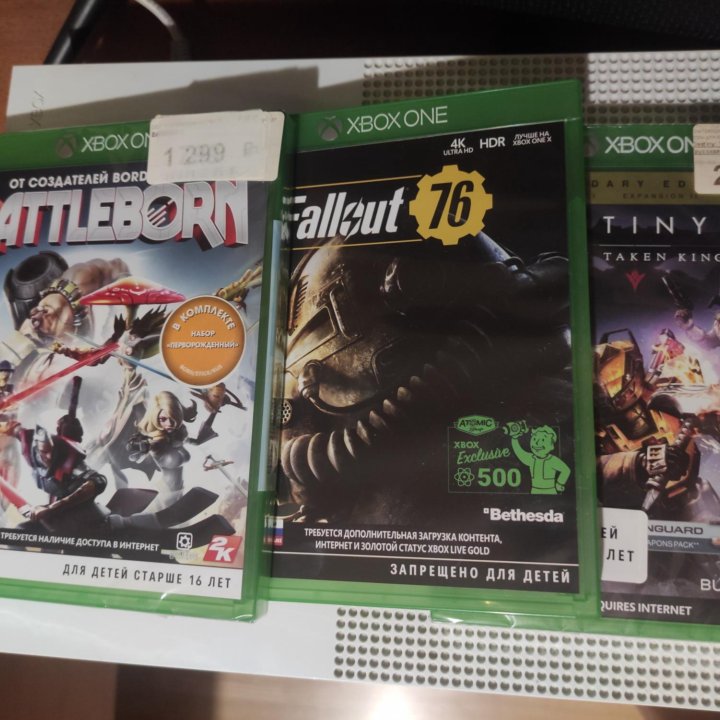 Microsoft Xbox One S 1TB +3 диска