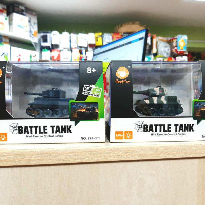 Танк игрушка радиоуправляемый BATTLE TANK 6*4*4 см