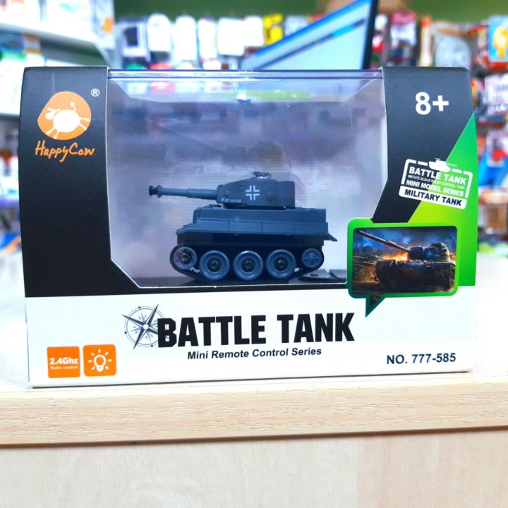 Танк игрушка радиоуправляемый BATTLE TANK 6*4*4 см