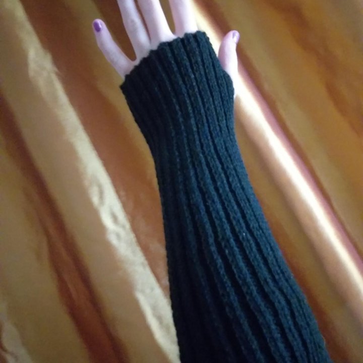 Вязанные митеньки