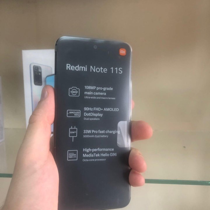 Xiaomi Redmi Note 11S 6/128 GB, графитовый серый