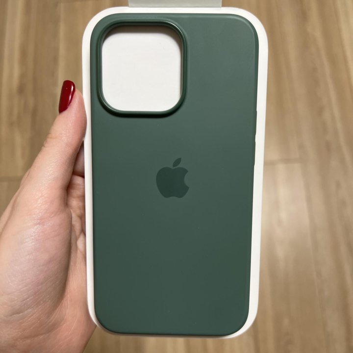 Зеленый Чехол MagSafe iPhone 13 Pro Eucalyptus