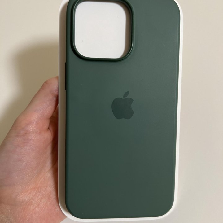 Зеленый Чехол MagSafe iPhone 13 Pro Eucalyptus