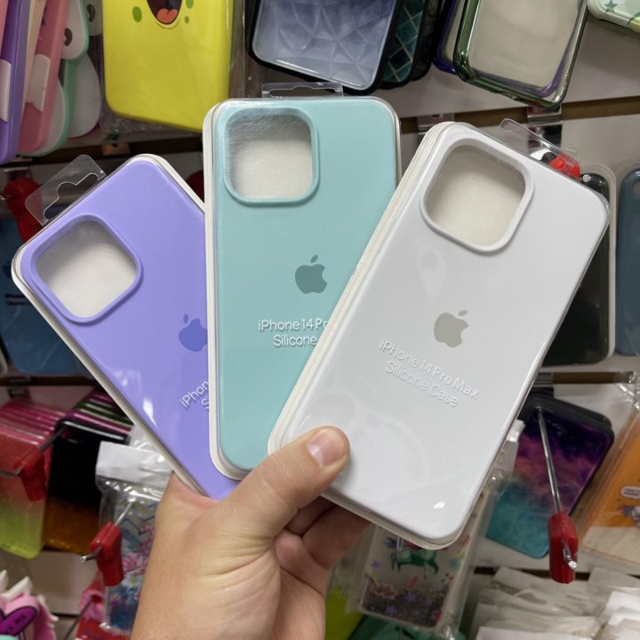 Чехлы silicone case, для iphone 14/14+/14pro/max