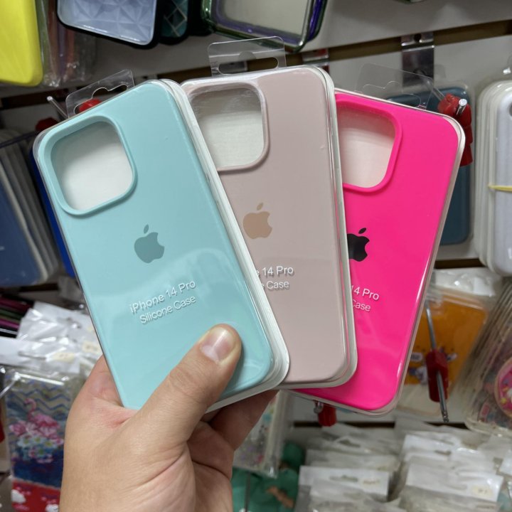 Чехлы silicone case, для iphone 14/14+/14pro/max