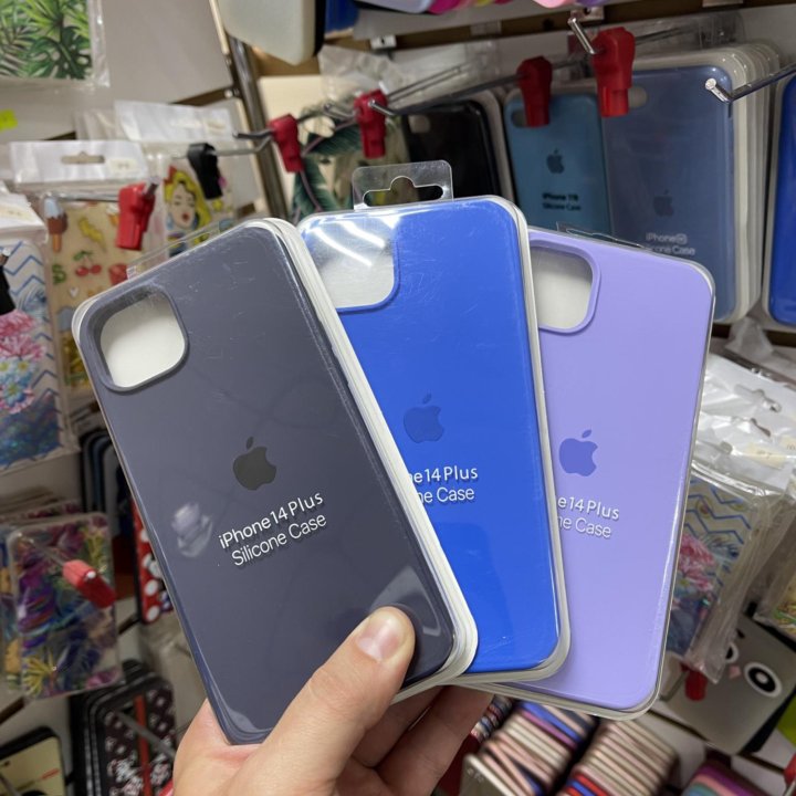 Чехлы silicone case, для iphone 14/14+/14pro/max