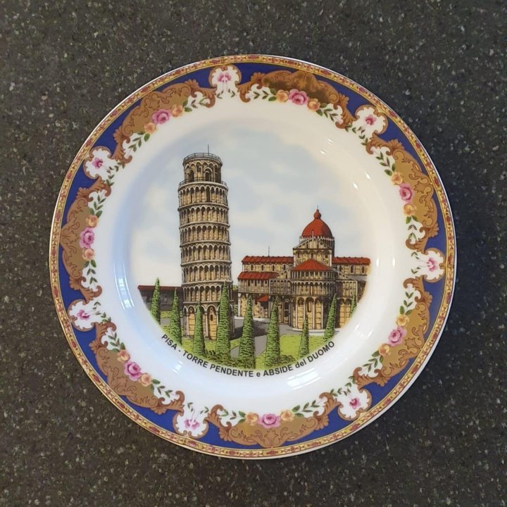 Настенная тарелка-картина Италия