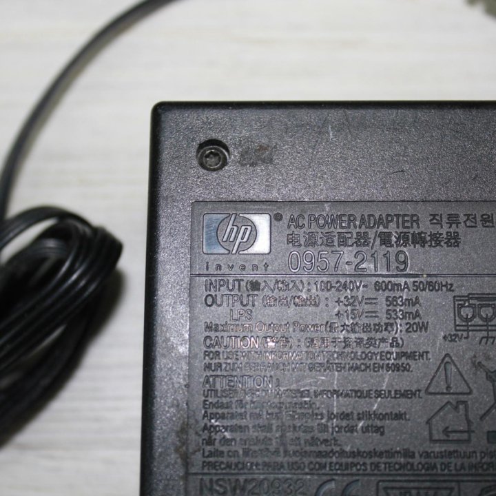 АДАПТОР/БЛОК ПИТАНИЯ HP