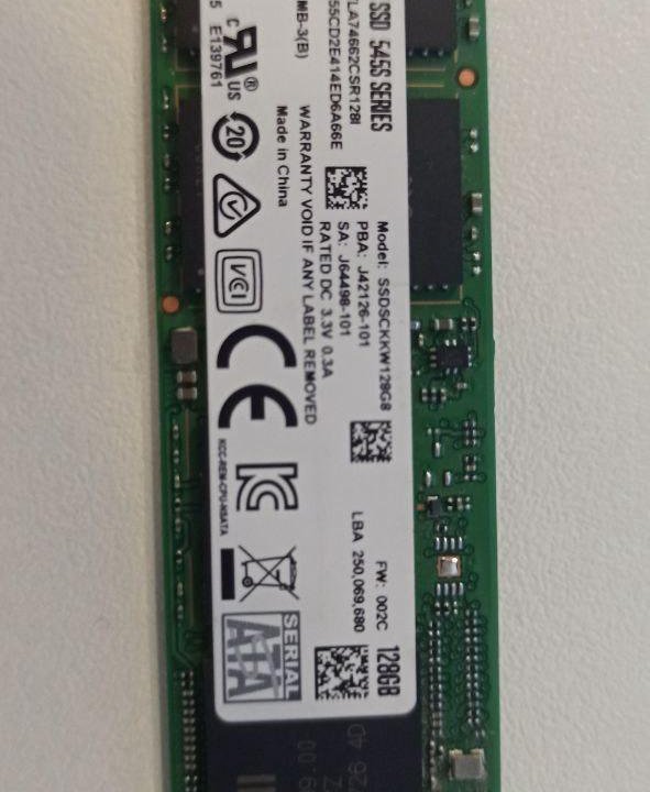 Ssd диск m2 2280 128гб
