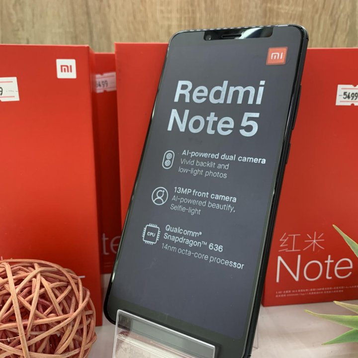 Xiaomi Redmi Note 5 (4/64GB)(новый, гарантия)