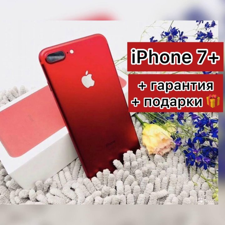 iPhone 7+ 32gb, гарантия