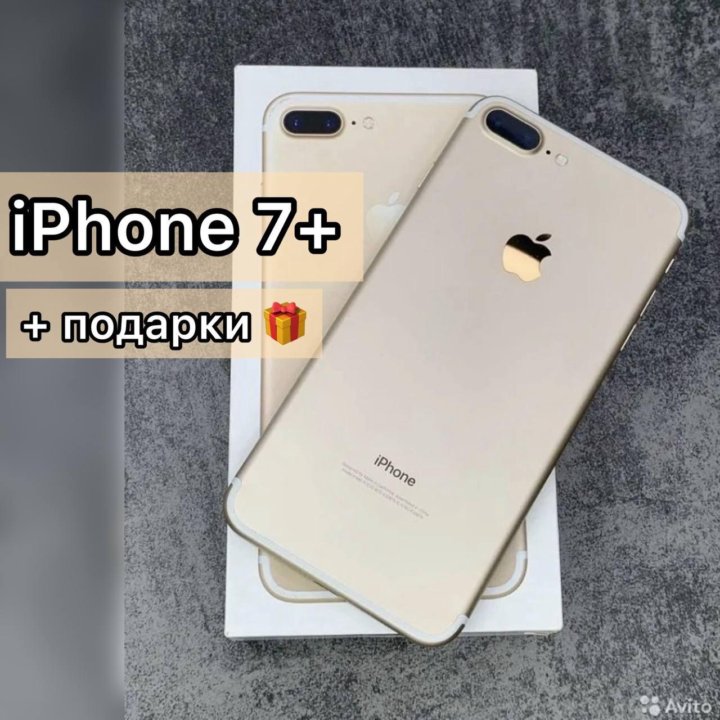 iPhone 7+ 32gb, гарантия