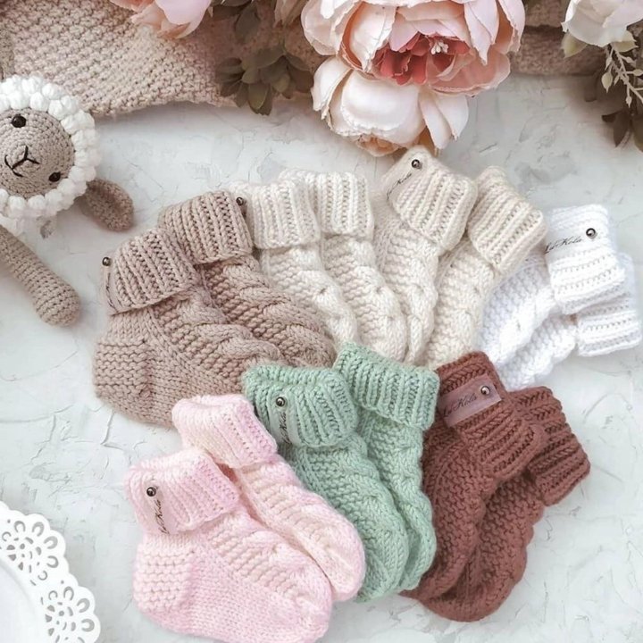 Носочки вязаные