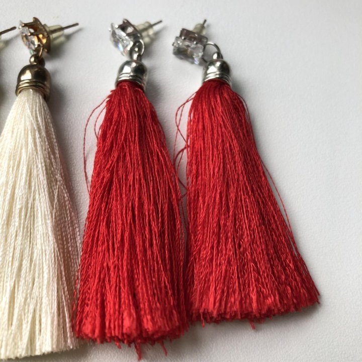 Серьги кисти