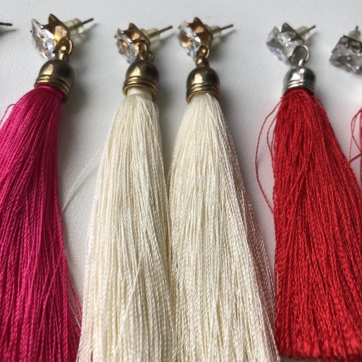 Серьги кисти